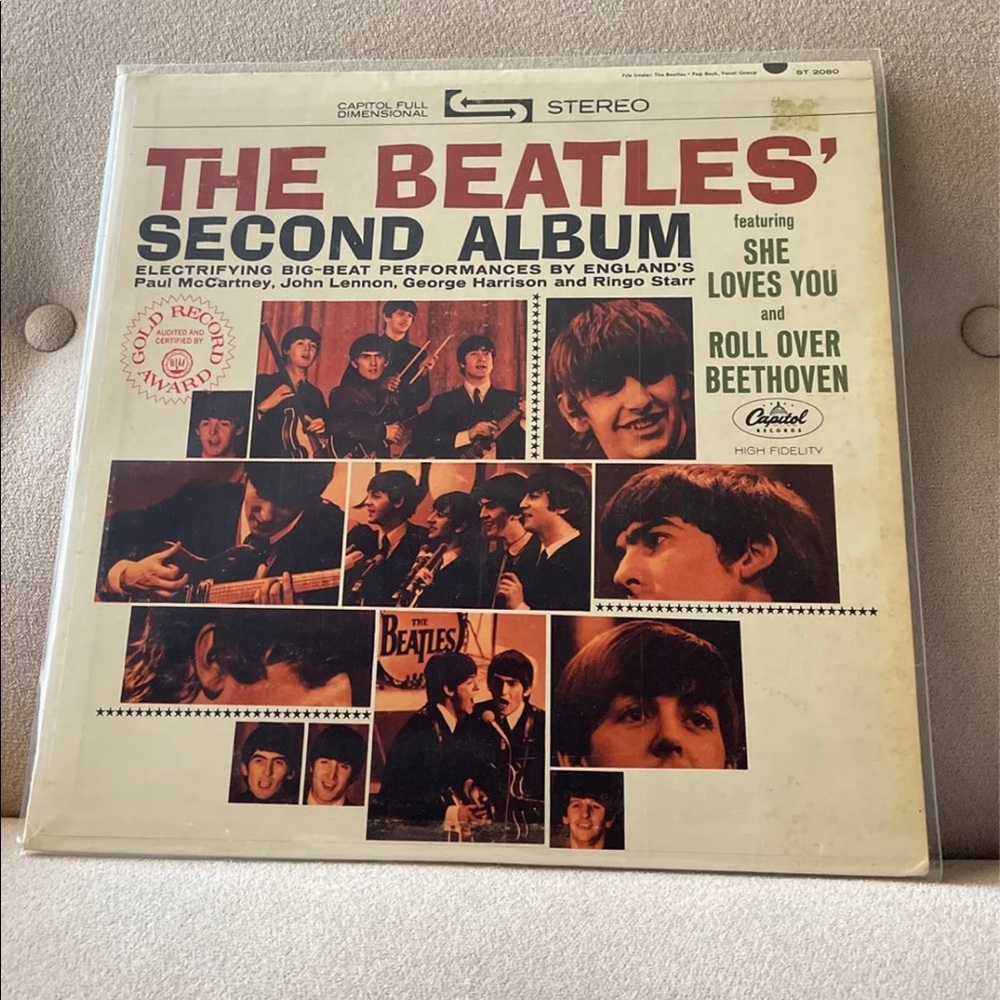 The Beatles “second album” vinyl LP
